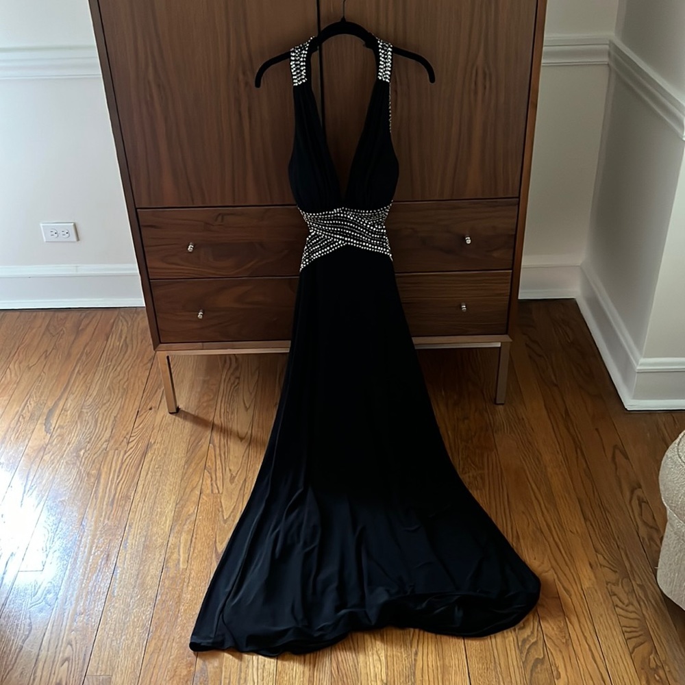 Stunning black/jeweled gown